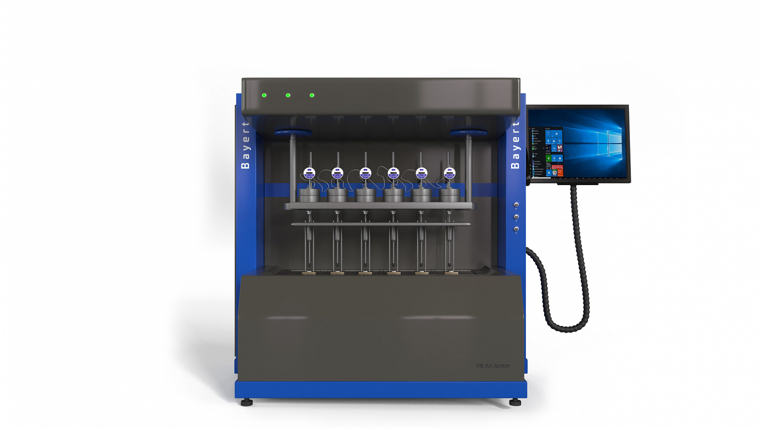 Установка для определения деформационной теплостойкости и температуры размягчения по Вика (A6060)